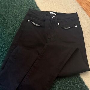 Good American black jeans